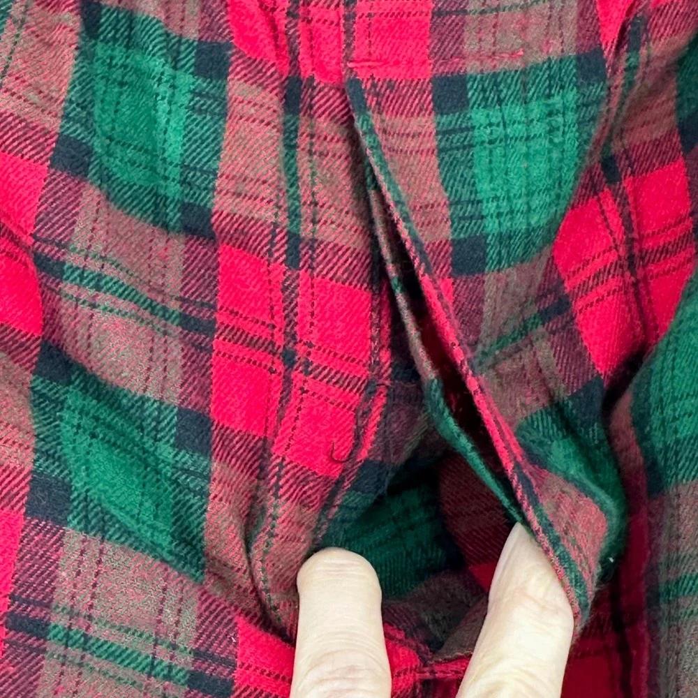 Mens Disneyland Resort Mickey‎ Mouse Flannel Plaid Pajama Sleep Lounge Shorts S